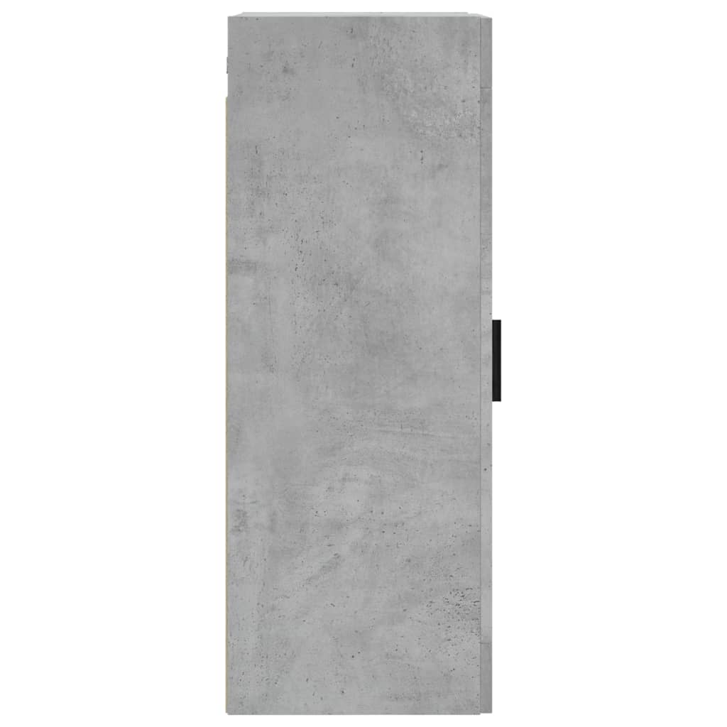 Wall Mounted Cabinet Concrete Grey 34.5x34x90 cm