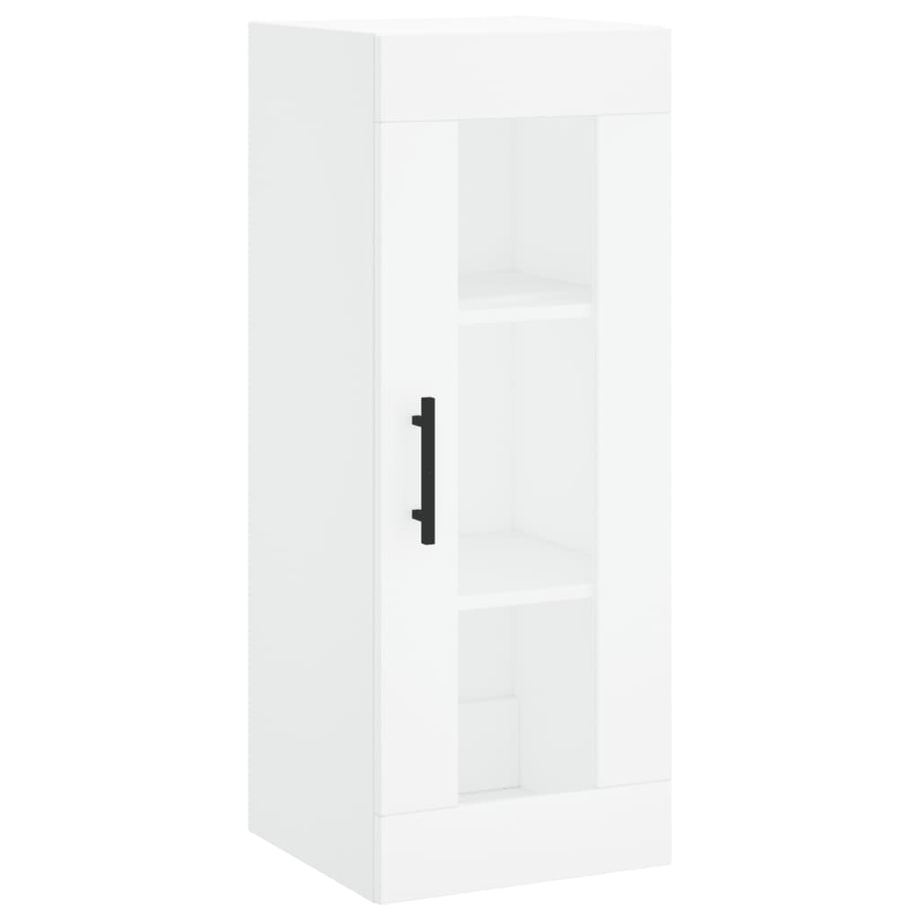 Wall Mounted Cabinet White 34.5x34x90 cm