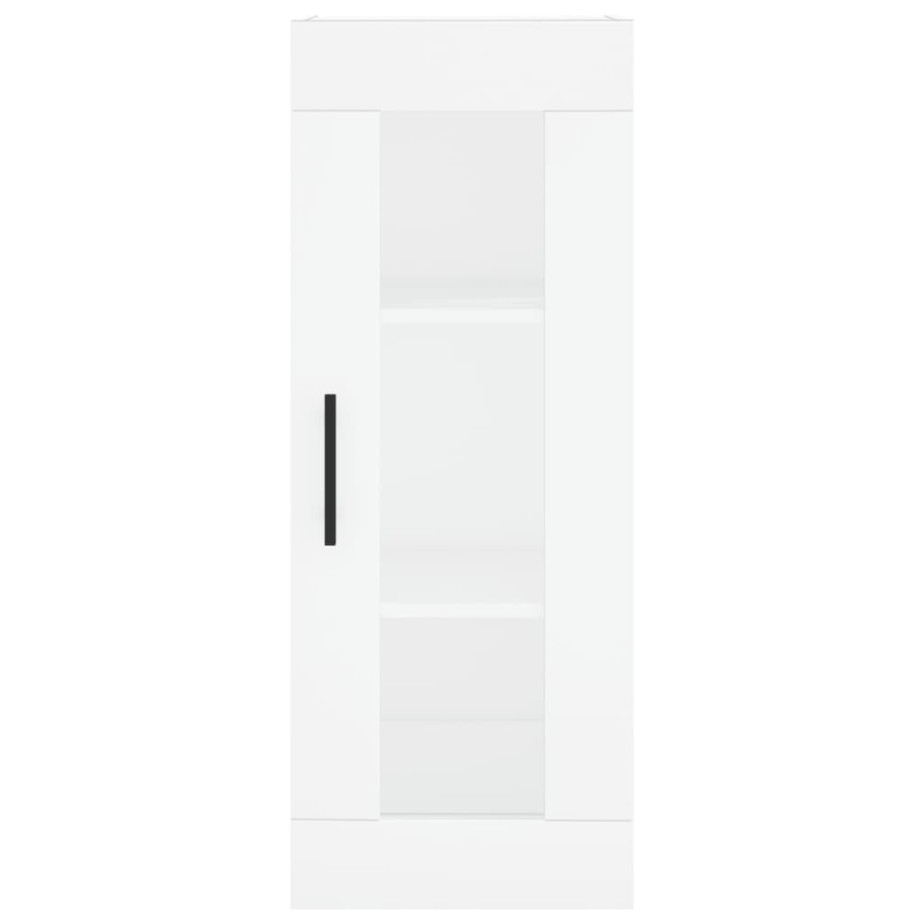 Wall Mounted Cabinet White 34.5x34x90 cm
