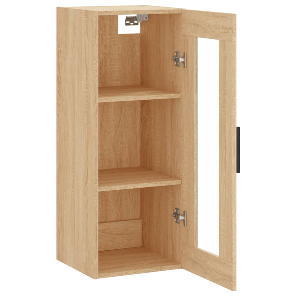Wall Mounted Cabinet Sonoma Oak 34.5x34x90 cm