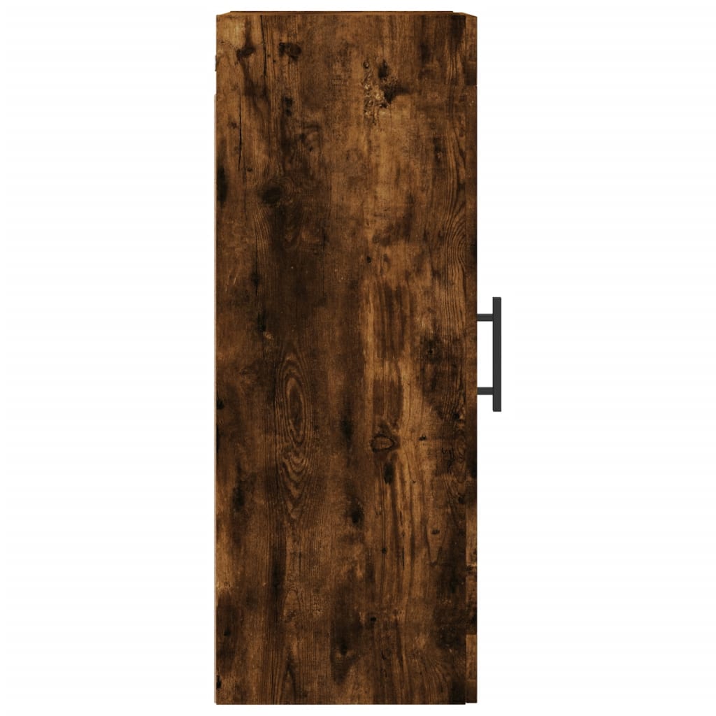Wall Mounted Cabinet Smoked Oak 34.5x34x90 cm