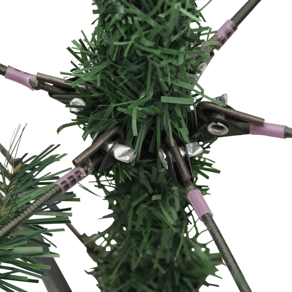 Artificial Hinged Christmas Tree with Cones 240 cm