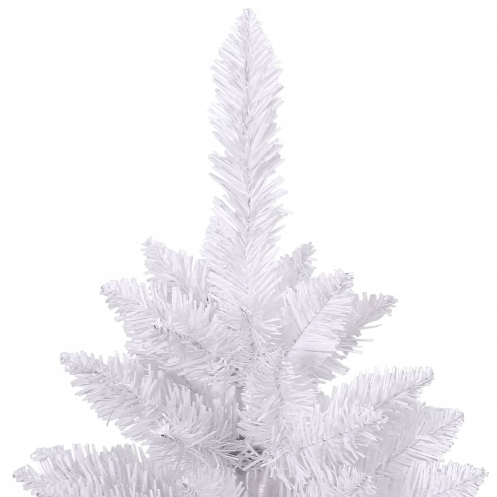 Artificial Hinged Christmas Tree with Stand White 270 cm