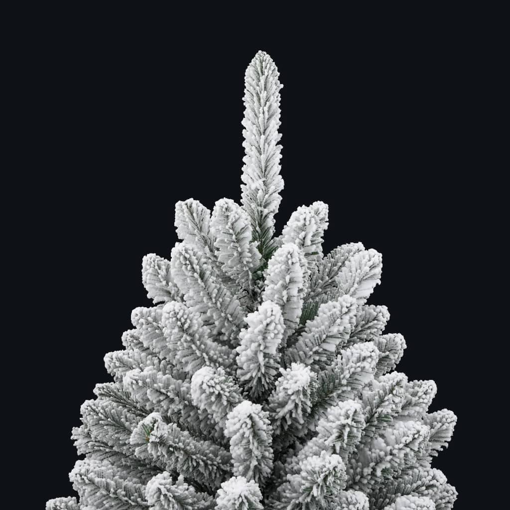Artificial Hinged Christmas Tree with Flocked Snow 150 cm