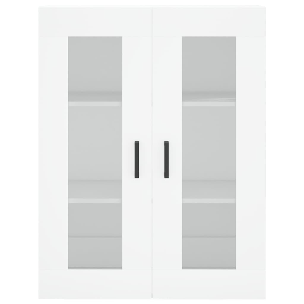 Highboard White 69.5x34x180 cm Engineered Wood