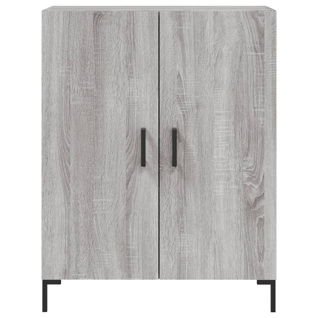 Highboard Grey Sonoma 69.5x34x180 cm Engineered Wood