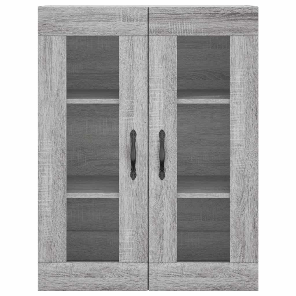 Highboard Grey Sonoma 69.5x34x180 cm Engineered Wood