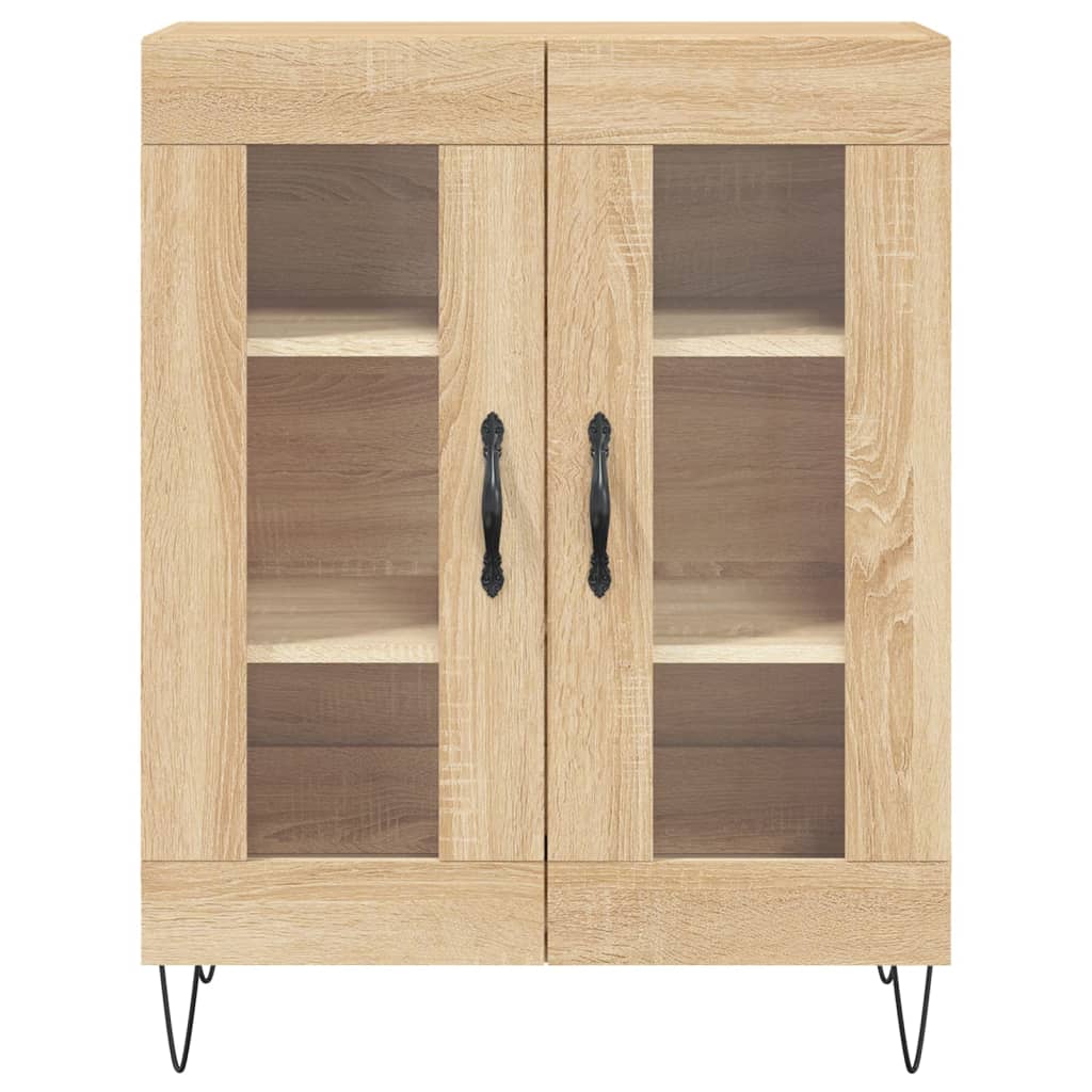 Highboard Sonoma Oak 69.5x34x180 cm Engineered Wood