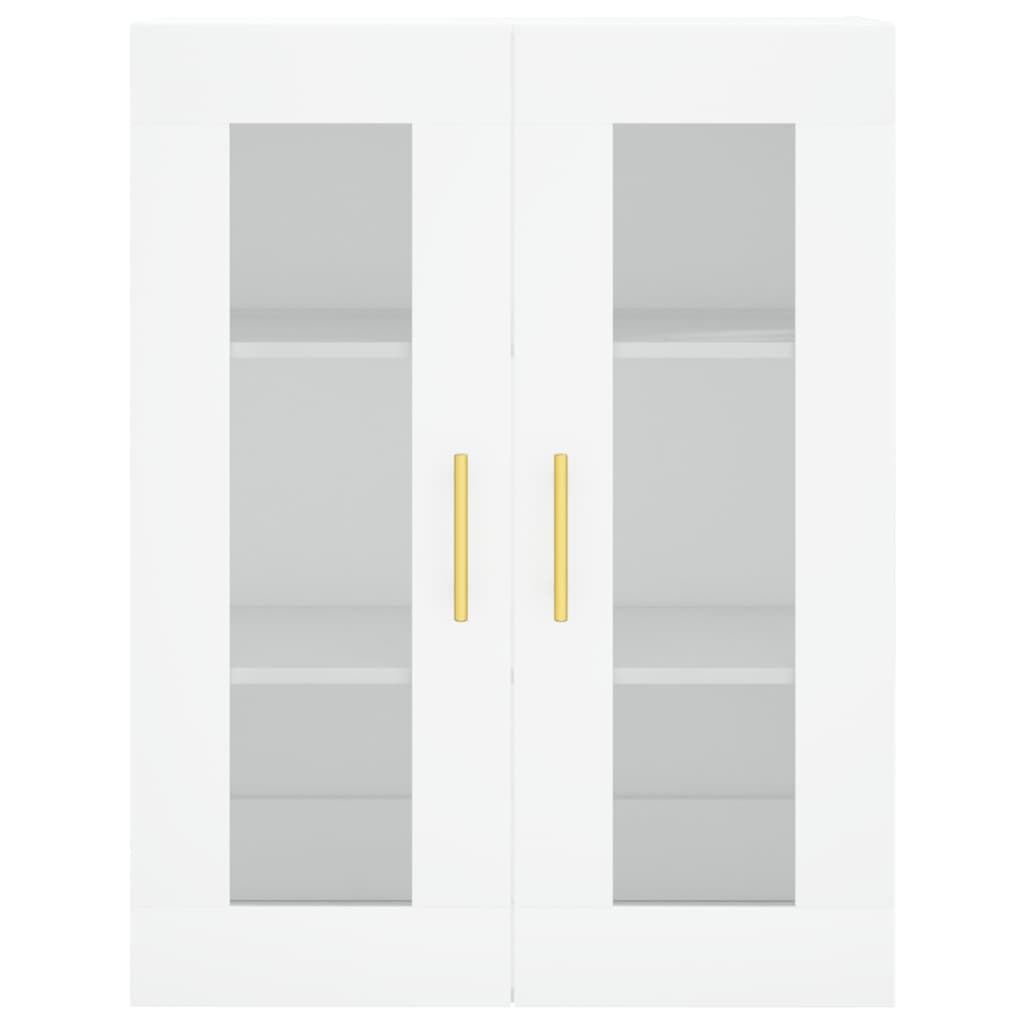 Highboard White 69.5x34x180 cm Engineered Wood