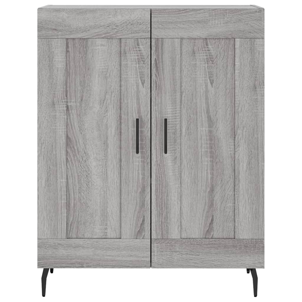 Highboard Grey Sonoma 69.5x34x180 cm Engineered Wood