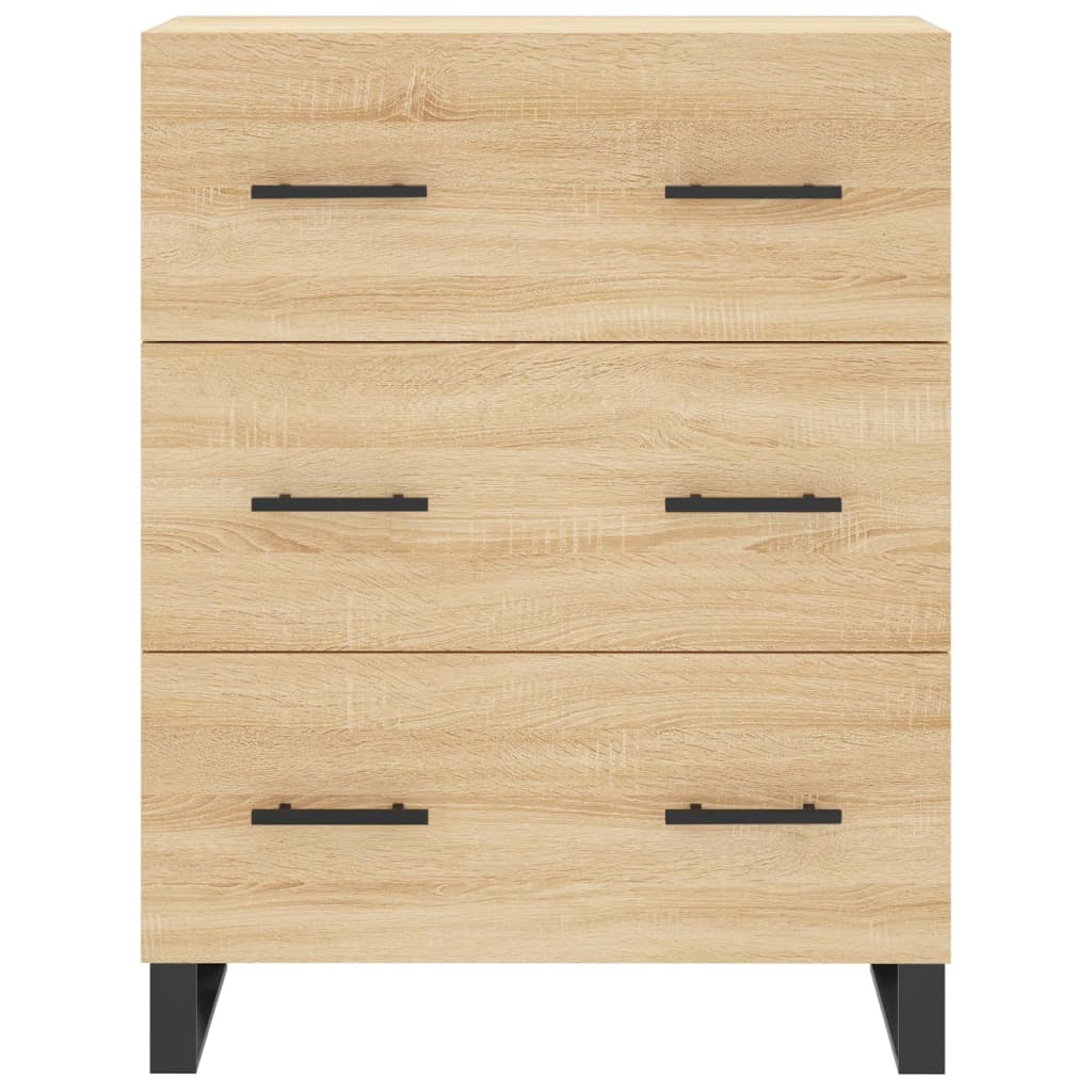 Highboard Sonoma Oak 69.5x34x180 cm Engineered Wood