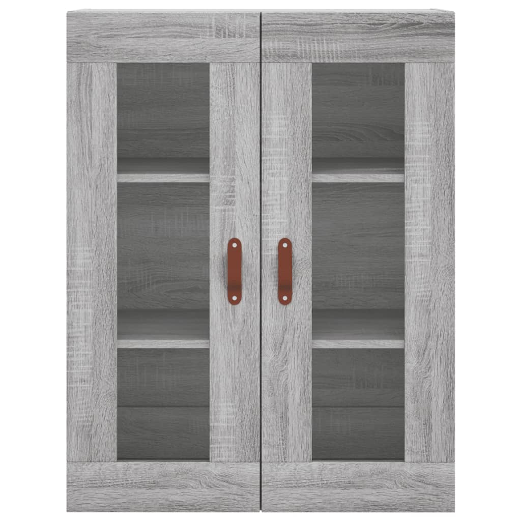 Highboard Grey Sonoma 69.5x34x180 cm Engineered Wood