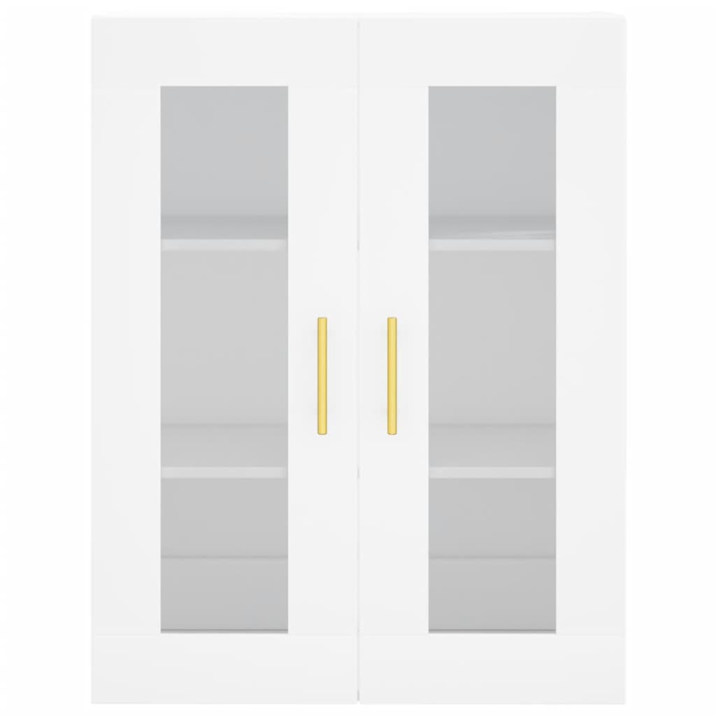 Highboard White 69.5x34x180 cm Engineered Wood