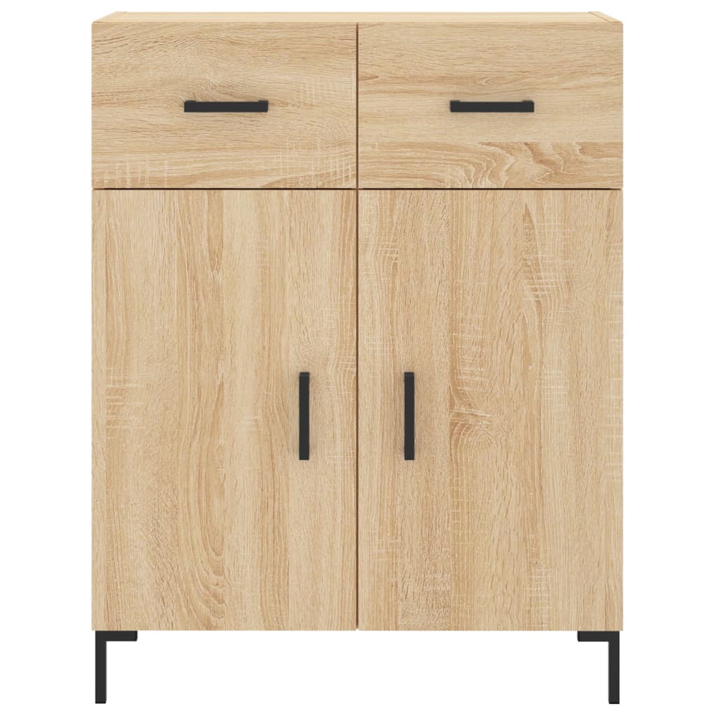 Highboard Sonoma Oak 69.5x34x180 cm Engineered Wood