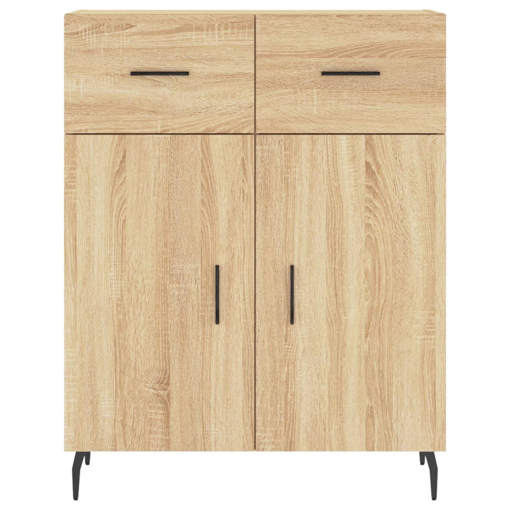 Highboard Sonoma Oak 69.5x34x180 cm Engineered Wood