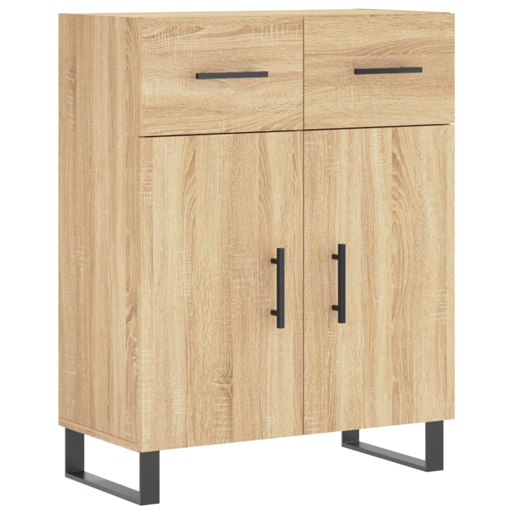 Highboard Sonoma Oak 69.5x34x180 cm Engineered Wood