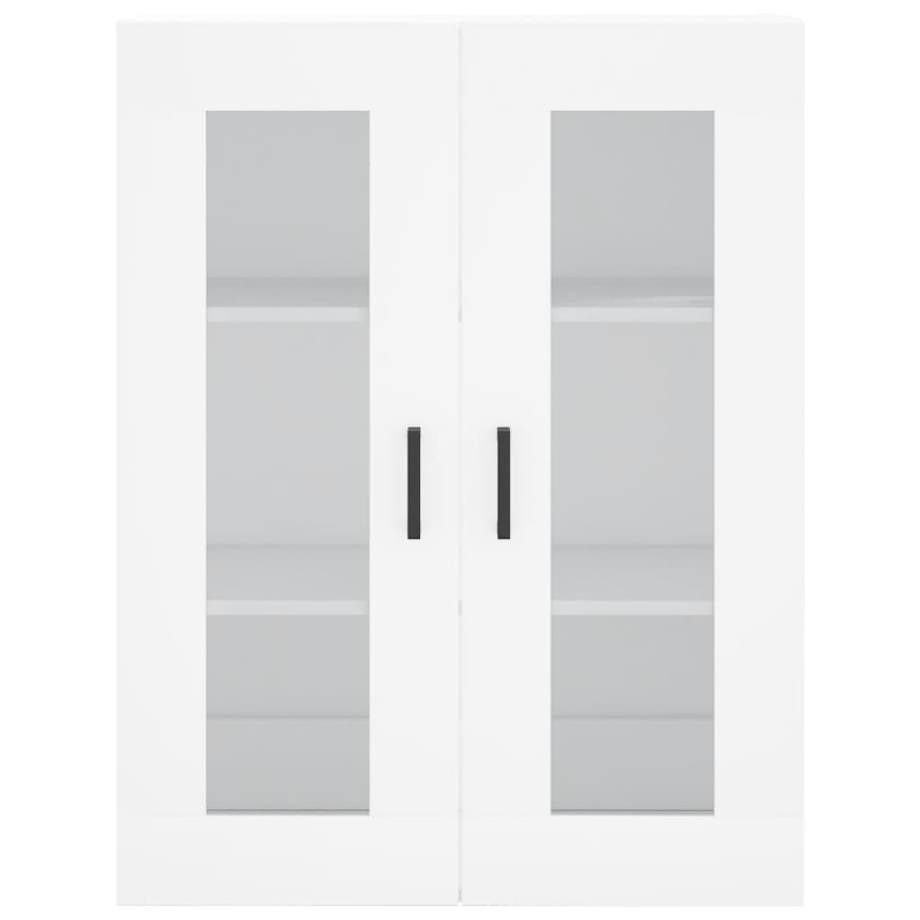 Highboard White 69.5x34x180 cm Engineered Wood