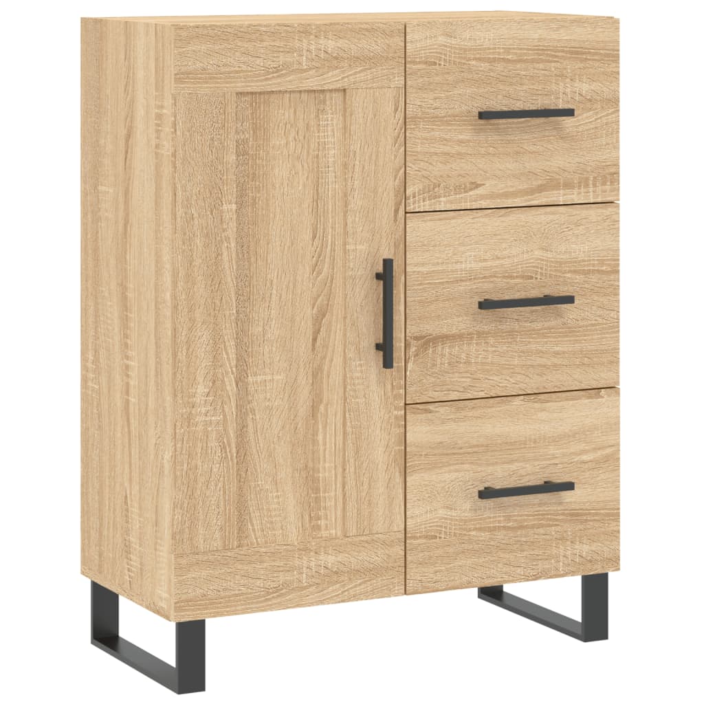 Highboard Sonoma Oak 69.5x34x180 cm Engineered Wood