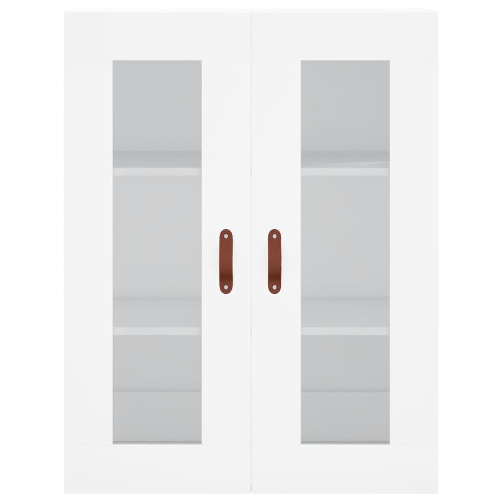 Highboard White 69.5x34x180 cm Engineered Wood