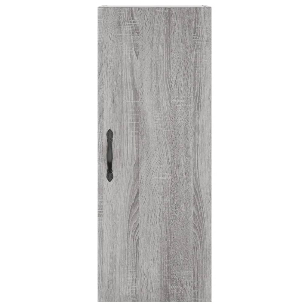 Highboard Grey Sonoma 34.5x34x180 cm Engineered Wood