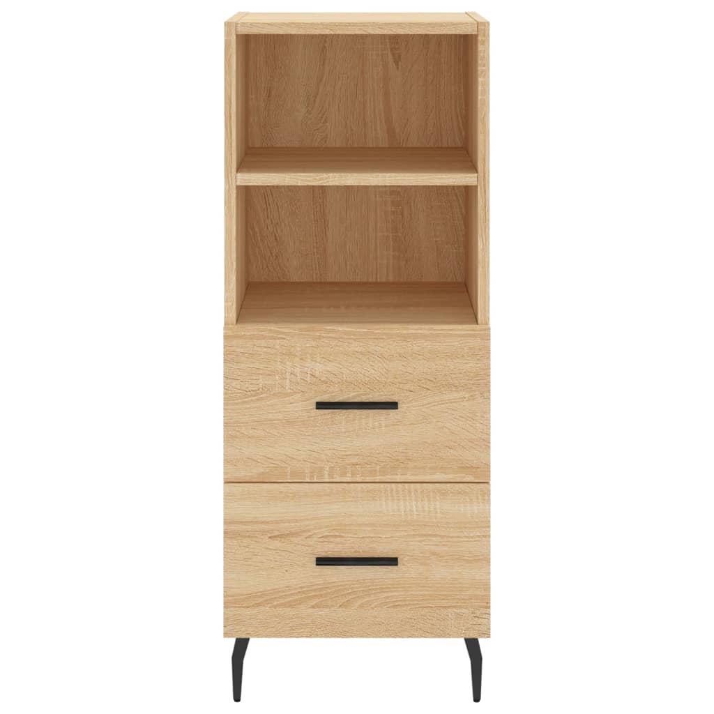 Highboard Sonoma Oak 34.5x34x180 cm Engineered Wood