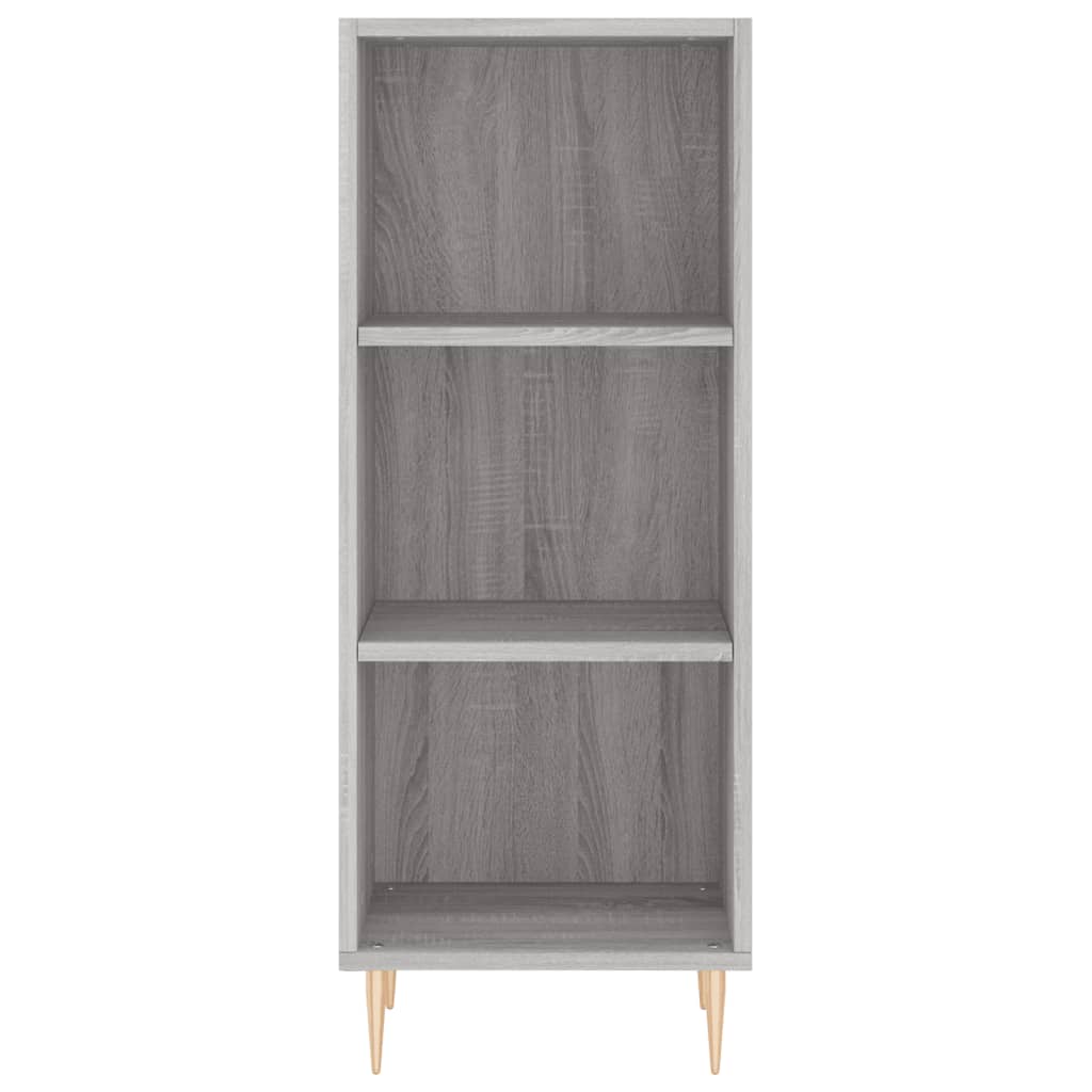Highboard Grey Sonoma 34.5x34x180 cm Engineered Wood