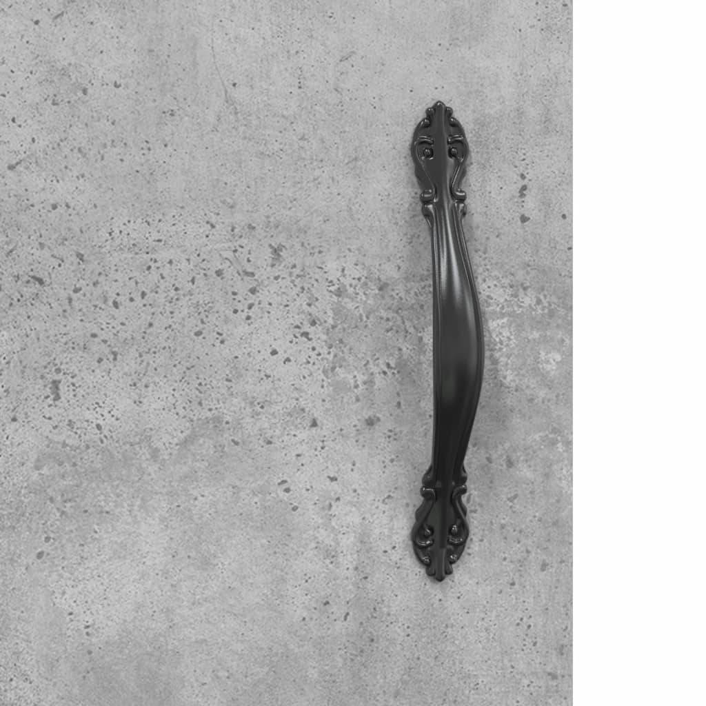 Highboard Concrete Grey 34.5x34x180 cm Engineered Wood