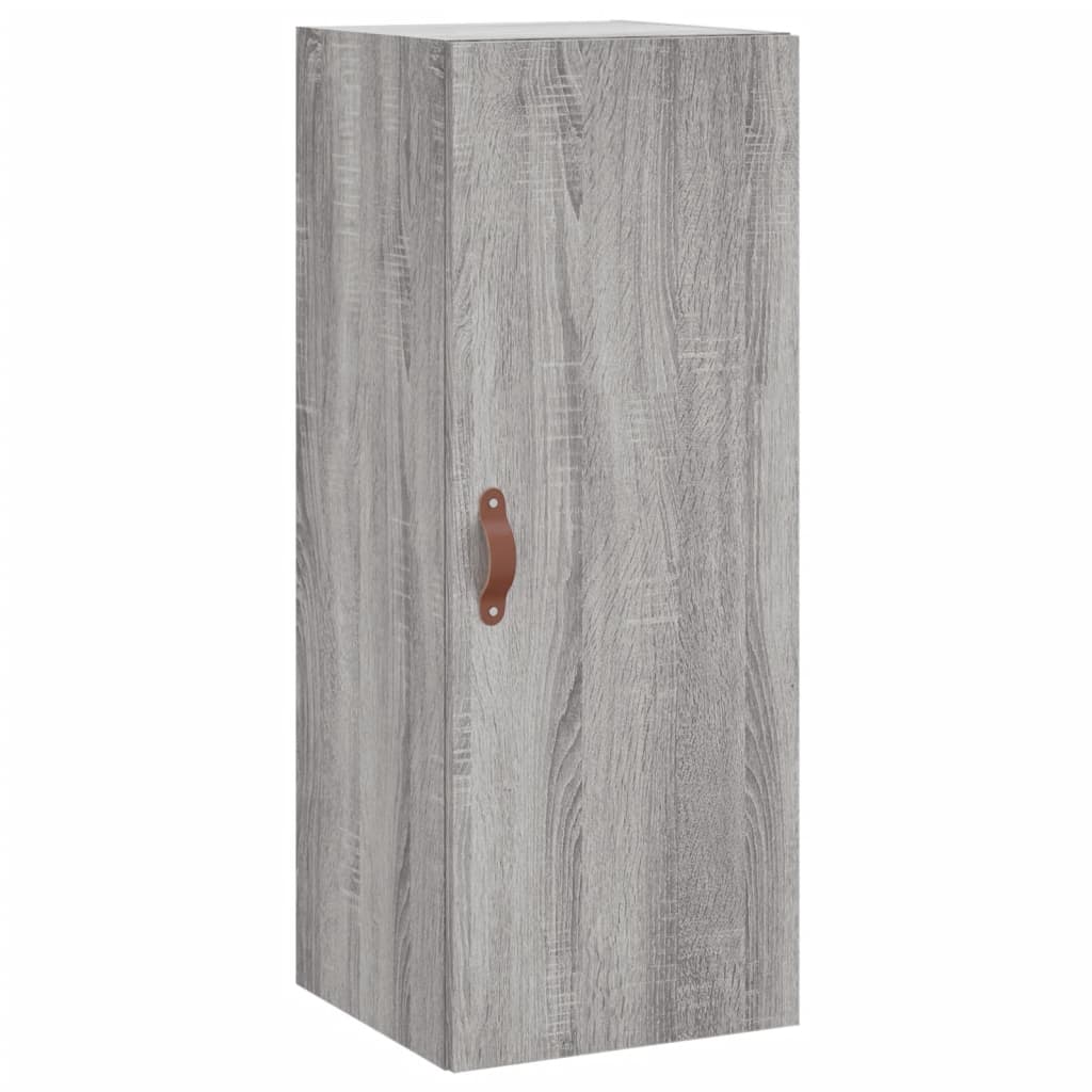 Highboard Grey Sonoma 34.5x34x180 cm Engineered Wood