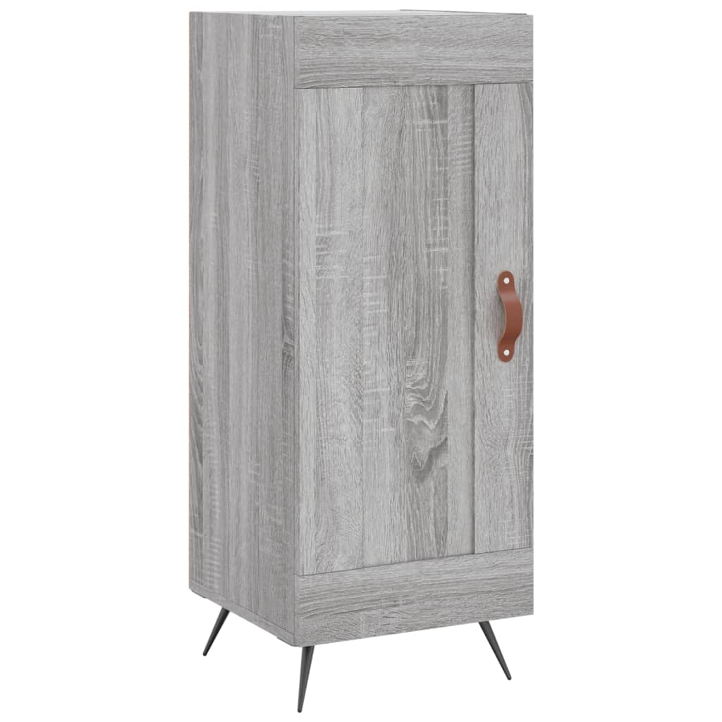 Highboard Grey Sonoma 34.5x34x180 cm Engineered Wood