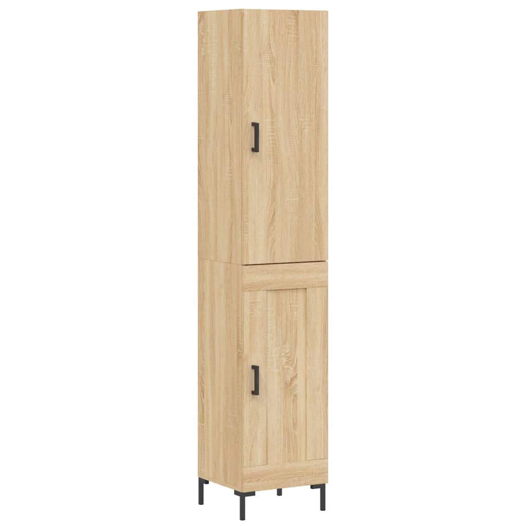Highboard Sonoma Oak 34.5x34x180 cm Engineered Wood