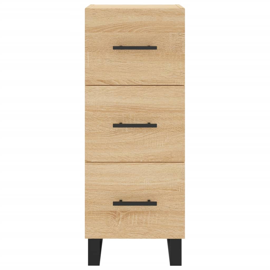 Highboard Sonoma Oak 34.5x34x180 cm Engineered Wood