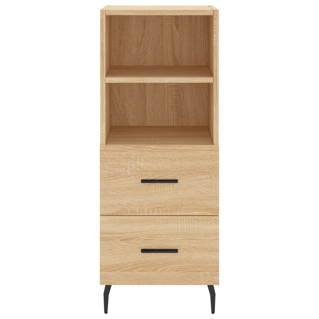 Highboard Sonoma Oak 34.5x34x180 cm Engineered Wood