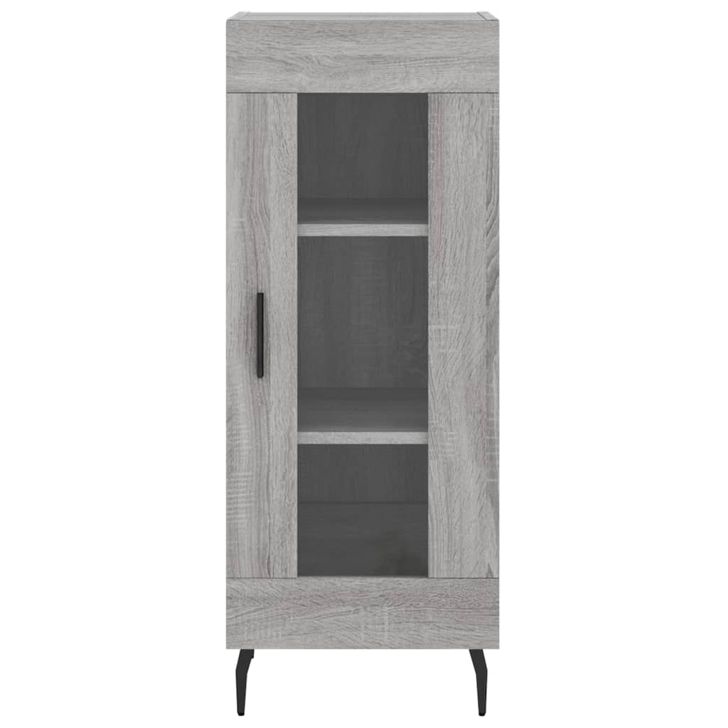 Highboard Grey Sonoma 34.5x34x180 cm Engineered Wood