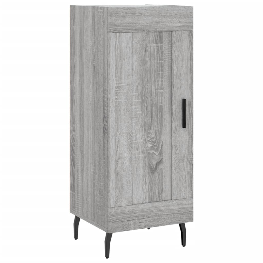 Highboard Grey Sonoma 34.5x34x180 cm Engineered Wood