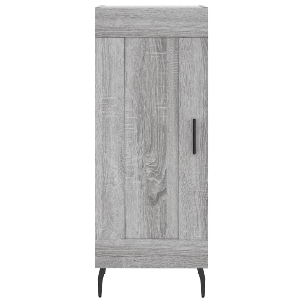 Highboard Grey Sonoma 34.5x34x180 cm Engineered Wood