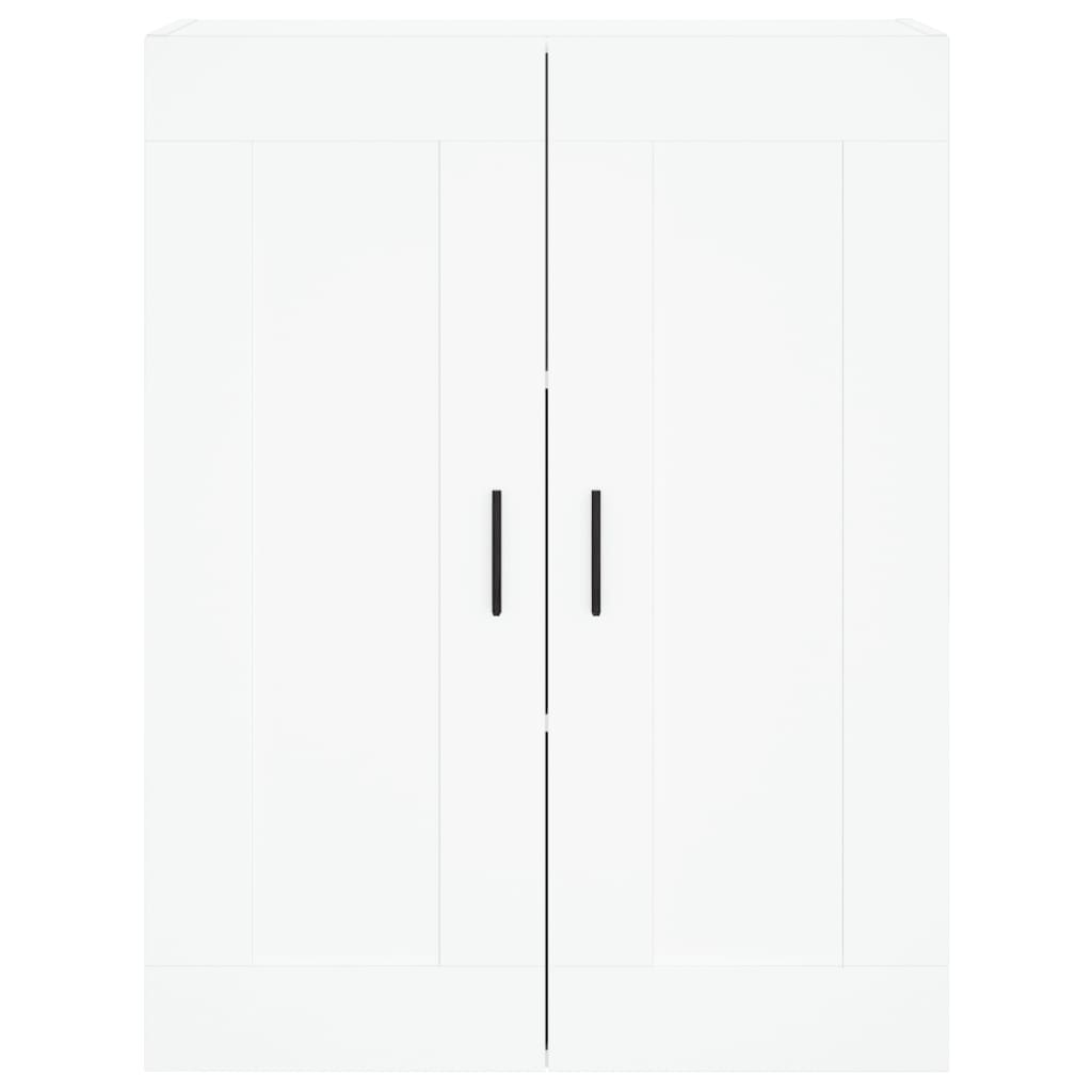 Highboard White 69.5x34x180 cm Engineered Wood