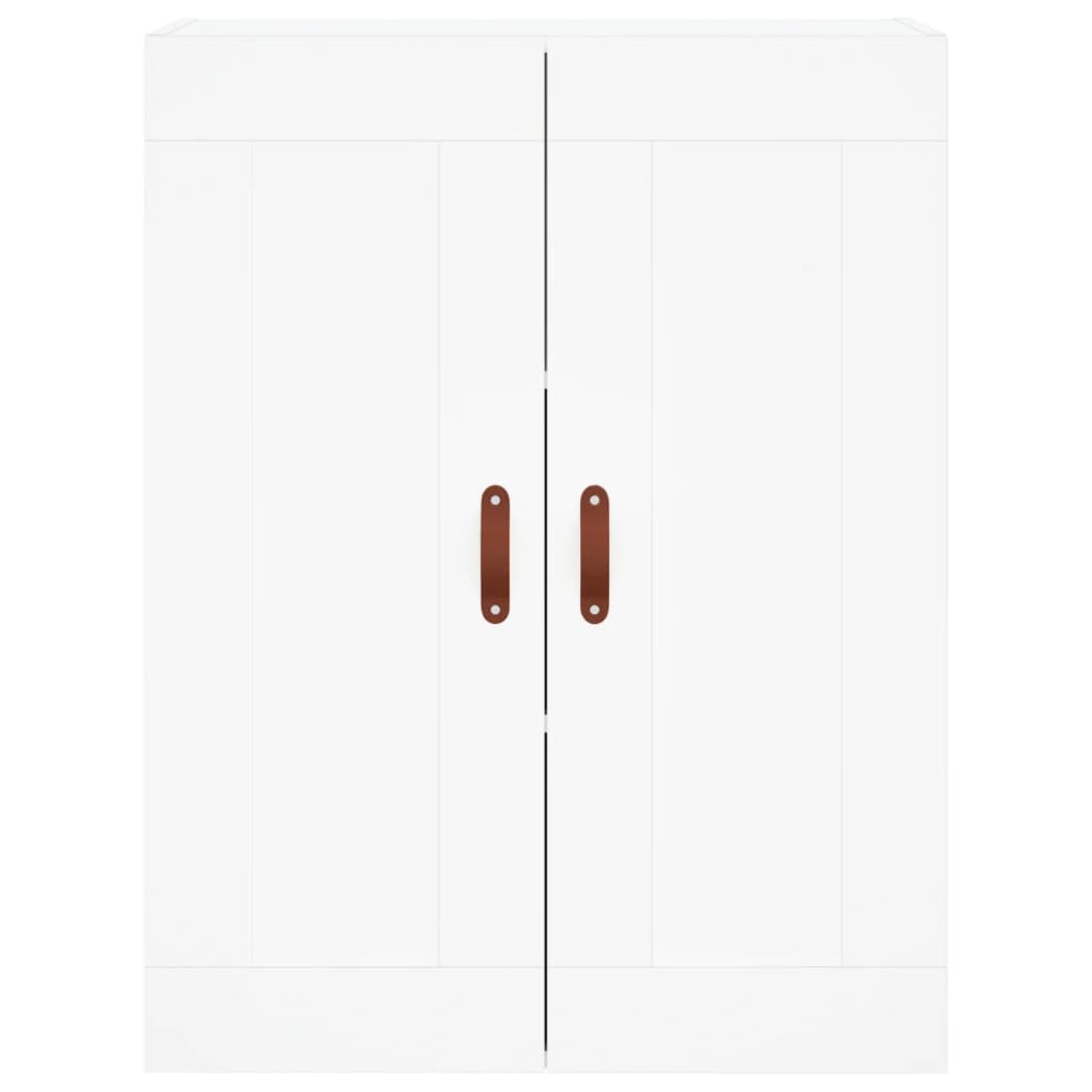 Highboard White 69.5x34x180 cm Engineered Wood