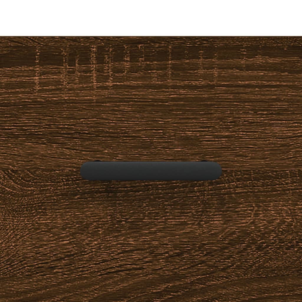 Highboard Brown Oak 69.5x34x180 cm Engineered Wood