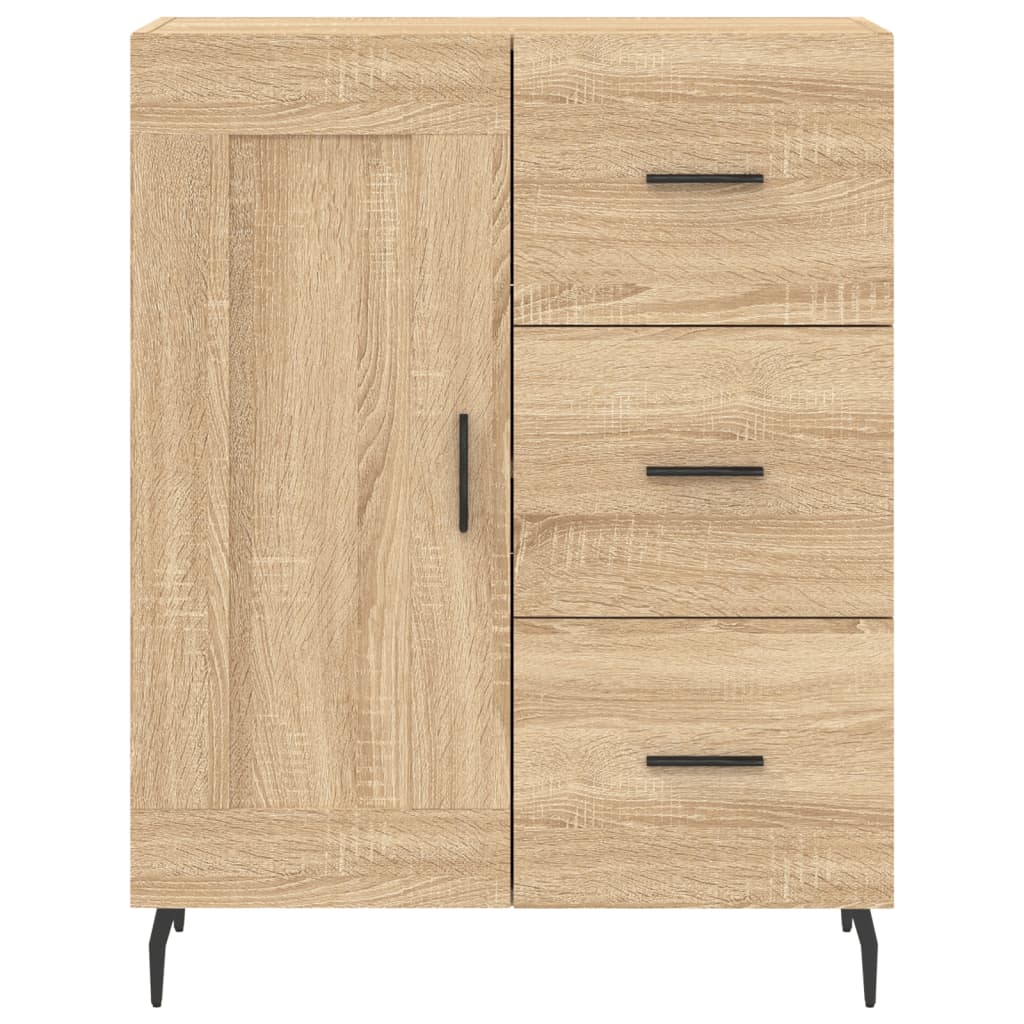 Highboard Sonoma Oak 69.5x34x180 cm Engineered Wood