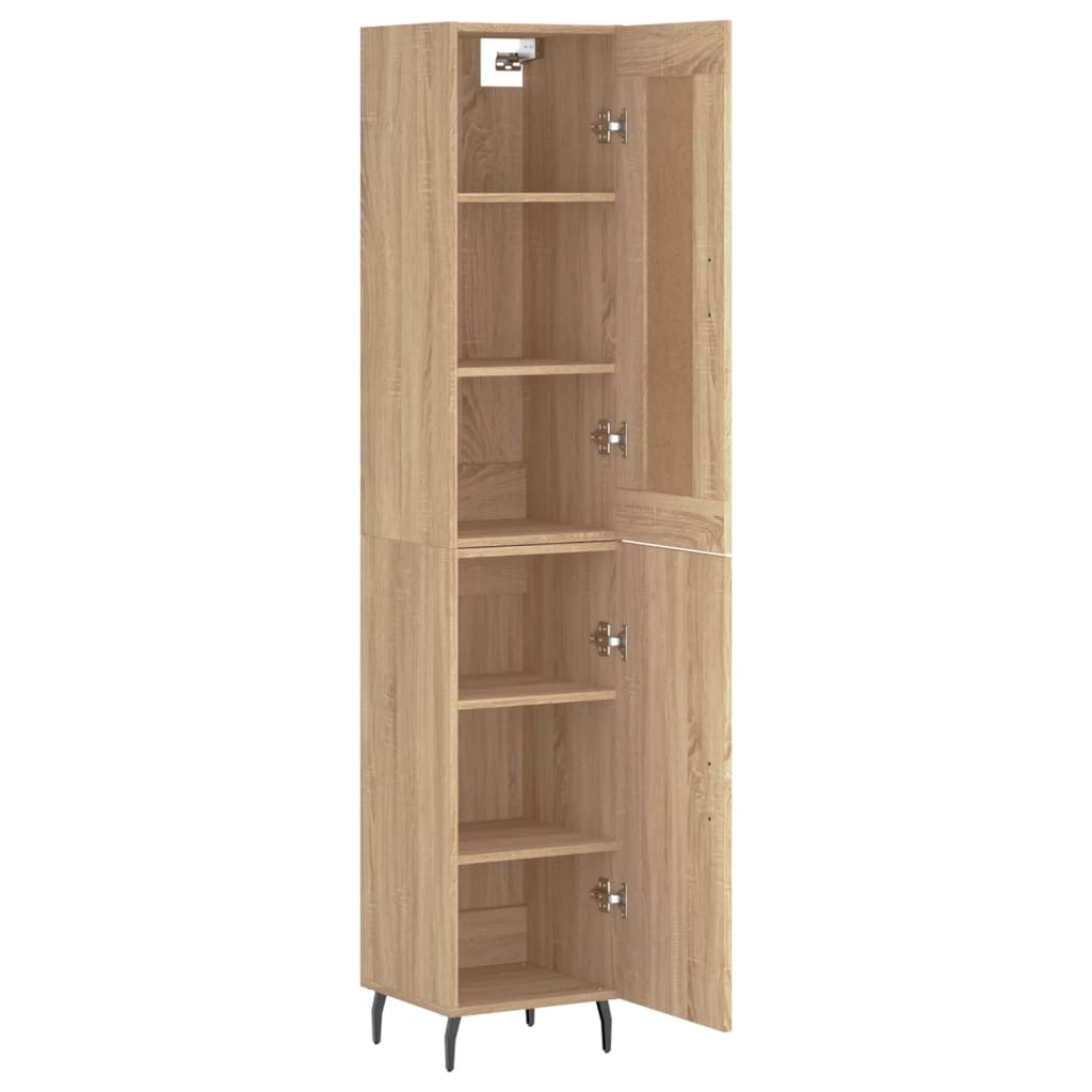 Highboard Sonoma Oak 34.5x34x180 cm Engineered Wood