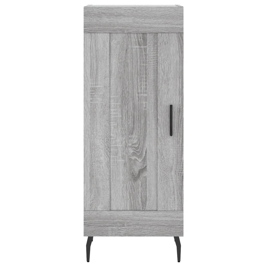 Highboard Grey Sonoma 34.5x34x180 cm Engineered Wood