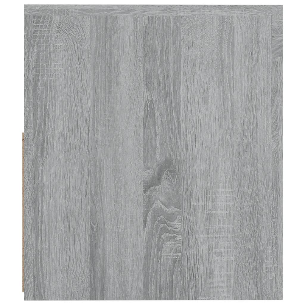 Bedside Cabinets 2 pcs with LEDs Grey Sonoma 60x35x40 cm