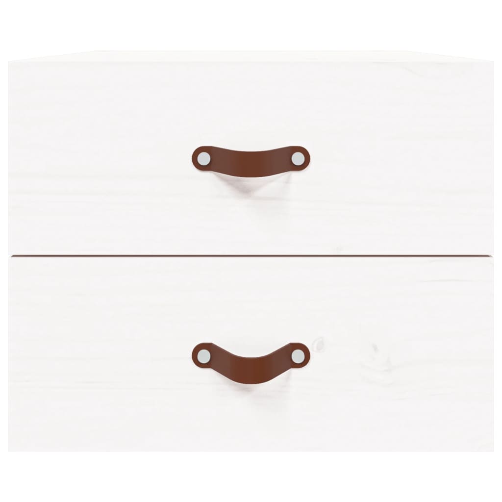 Wall-mounted Bedside Cabinet White 50x36x40 cm