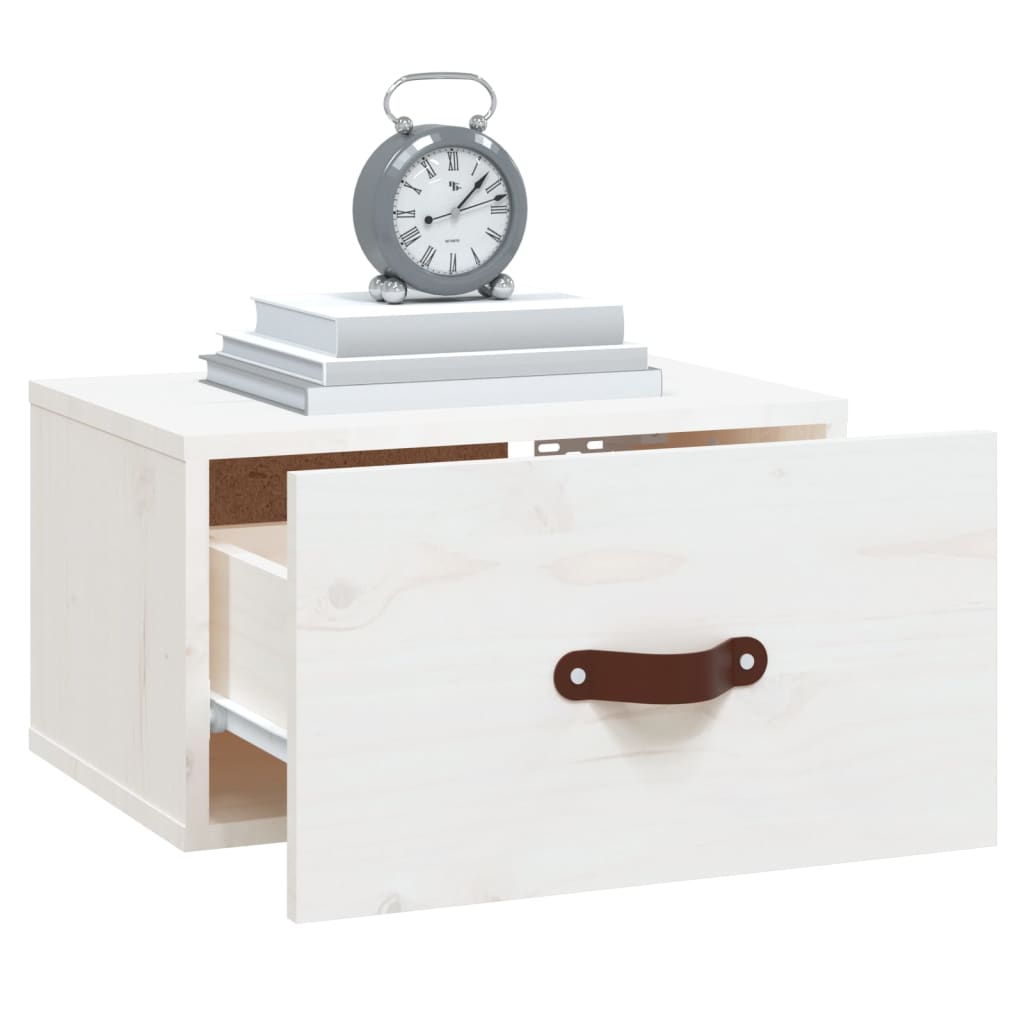 Wall-mounted Bedside Cabinet White 40x29.5x22 cm