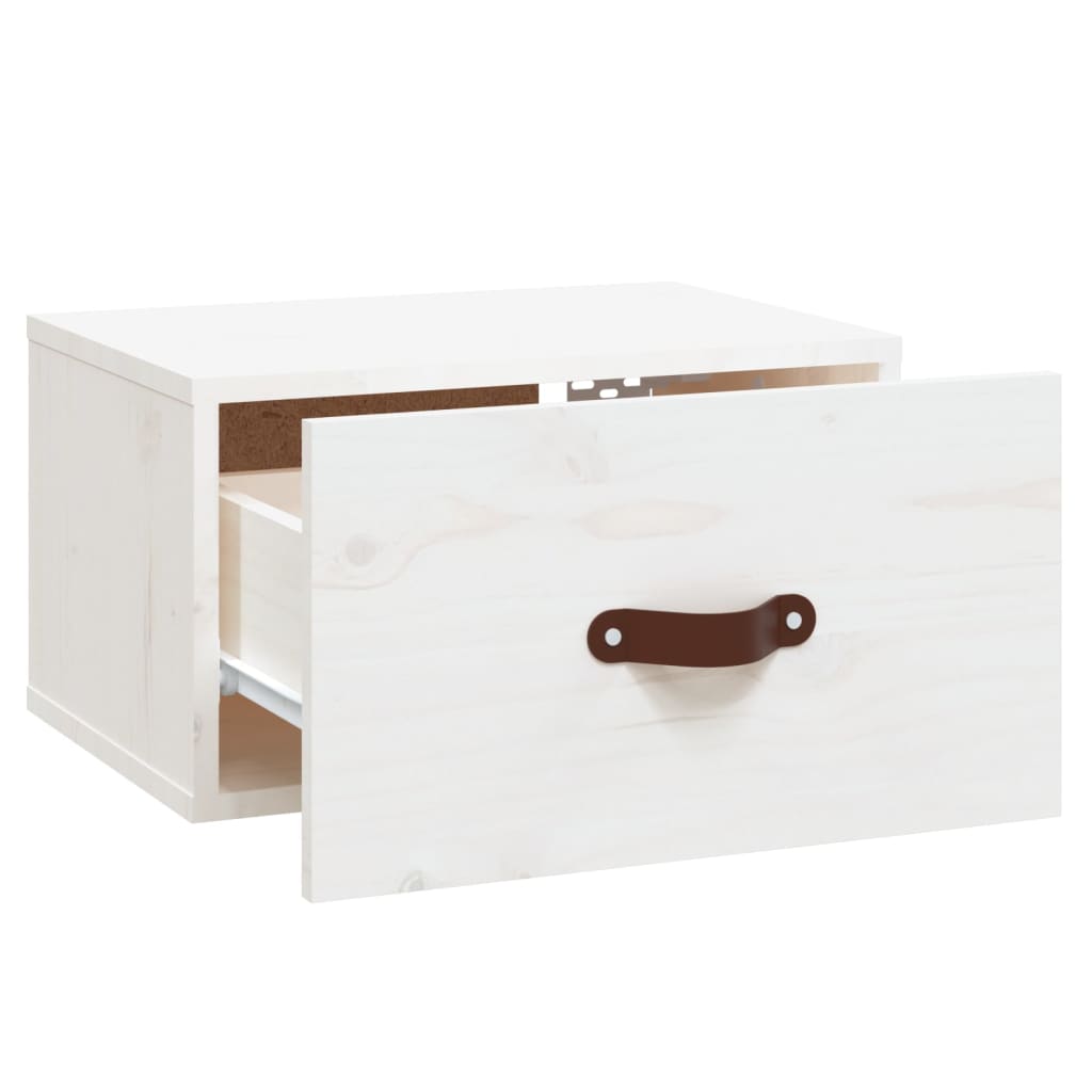 Wall-mounted Bedside Cabinet White 40x29.5x22 cm