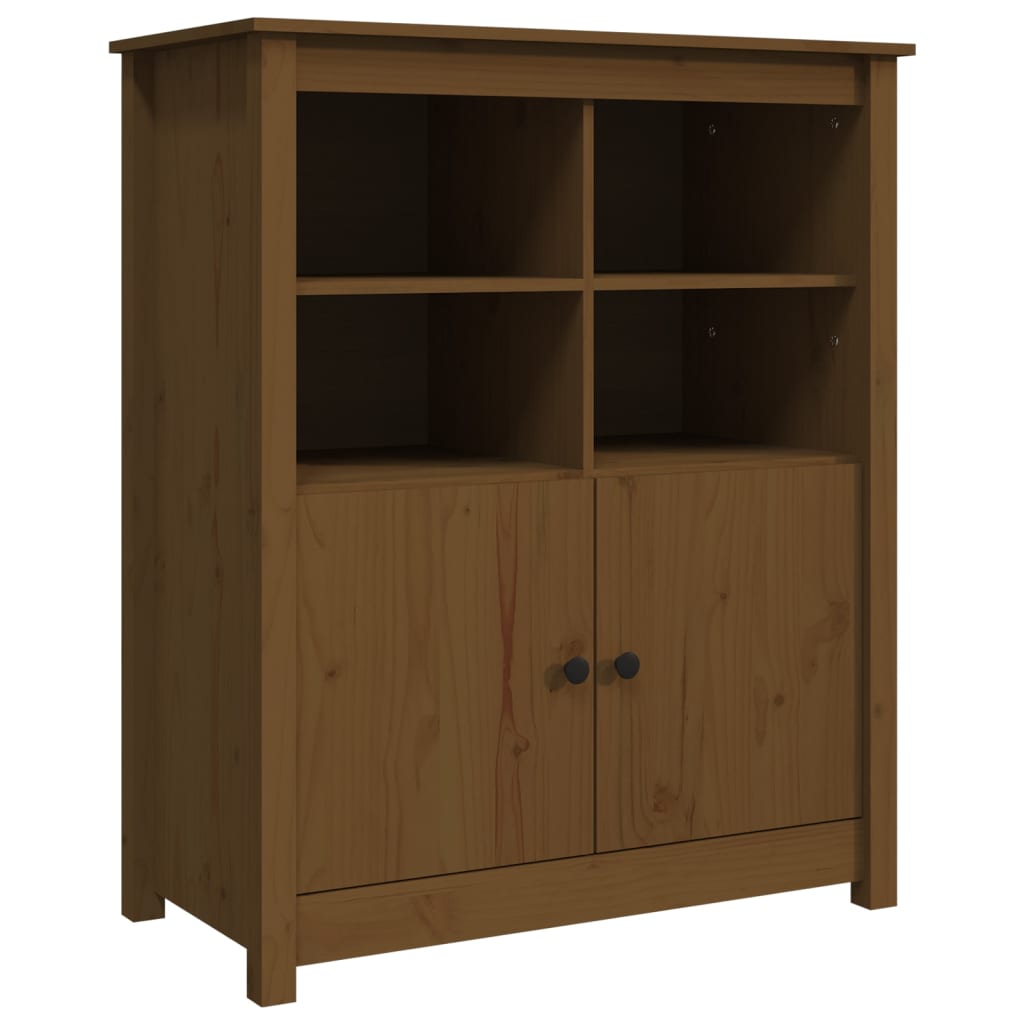 Sideboard Honey Brown 83x41.5x100 cm Solid Wood Pine