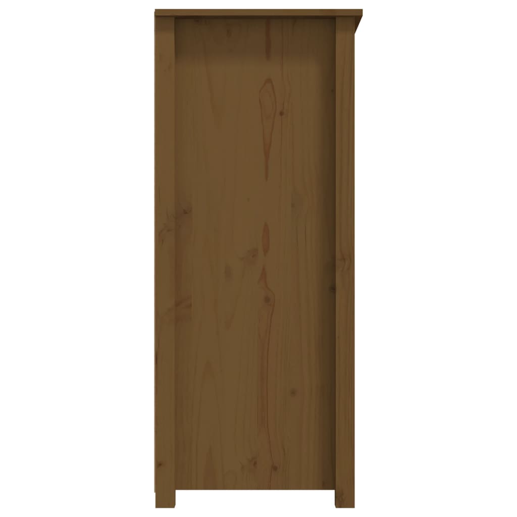 Sideboard Honey Brown 83x41.5x100 cm Solid Wood Pine