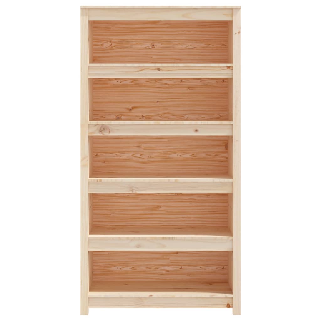 Book Cabinet 80x35x154 cm Solid Wood Pine