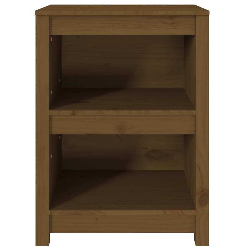 Book Cabinet Honey Brown 50x35x68 cm Solid Wood Pine