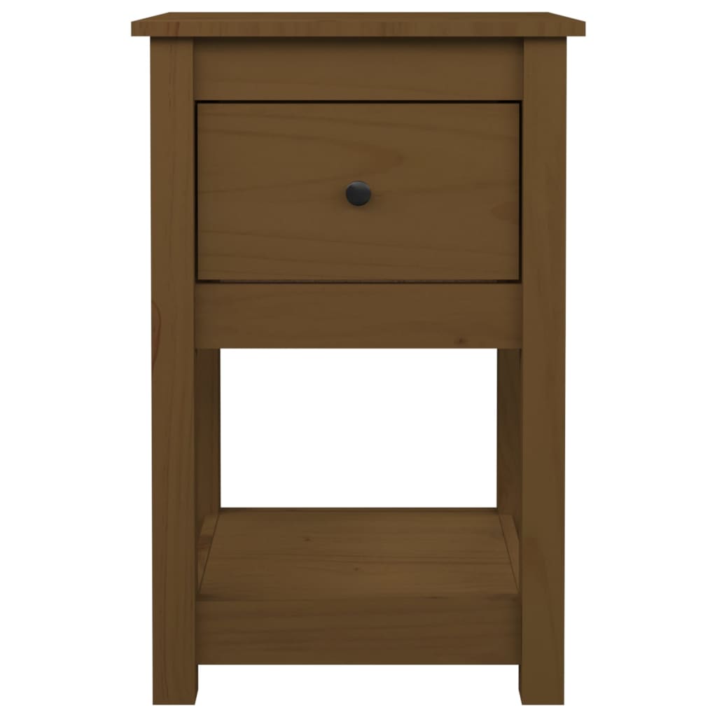 Bedside Cabinets 2 pcs Honey Brown 40x35x61.5cm Solid Wood Pine
